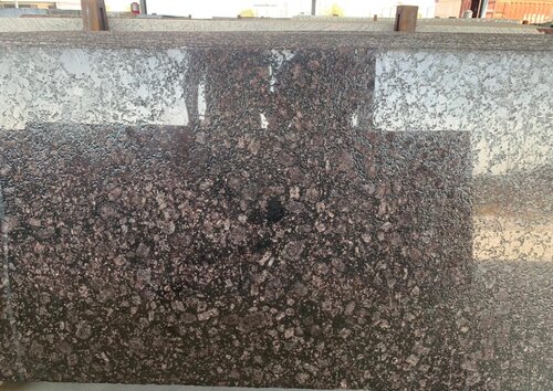 Commando Brown Granite Slab - Standard Size Polished Finish Premium Quality Brown Color 12mm Thickness | Ideal for Flooring Applications