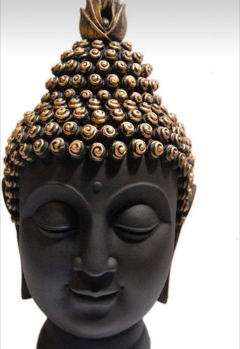 Handmade Black Marble Buddha Statue