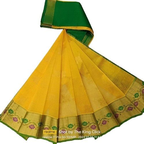 Greenleaf Pattu Handloom Saree 19