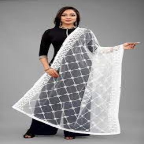 Colorful Net Sequence Dupatta