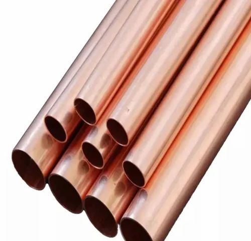 Polished Finished Round Shape Copper Pipes