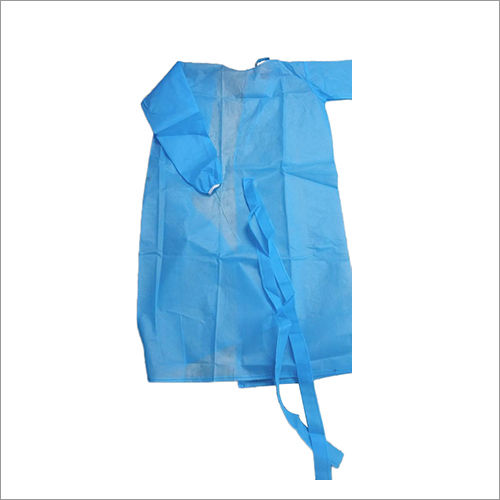 Blue Color Pure Cotton Material Disposable Surgical Apron