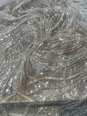 Skin Friendly Embroidered Net Fabrics