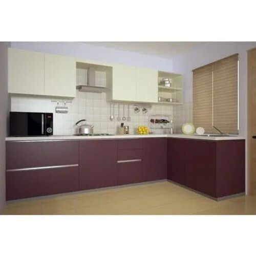 L Shape Modern Modular Kitchen