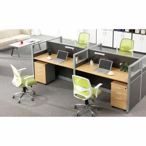 Rectangular Modern Modular Office Workstation