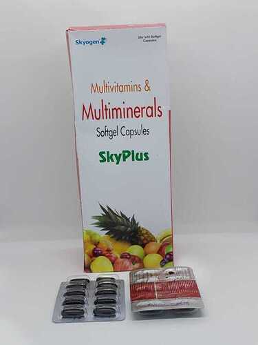 Multivitamin And Multimineral Softgel Capsules - Soft Gel Caps, Promote Healthy Growth & Increase Immunity, Dosage As Directed