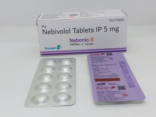 Nebivolol Hcl IP 5MG Tablets 10x10 Tablets Pack