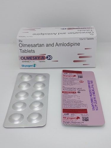 Olmesartan Medoxomil 20mg Amlodipine 5mg Tablets