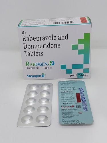 Rabeprazole 20MG Domperidone IP 10MG Tablets 20x10 Tablets