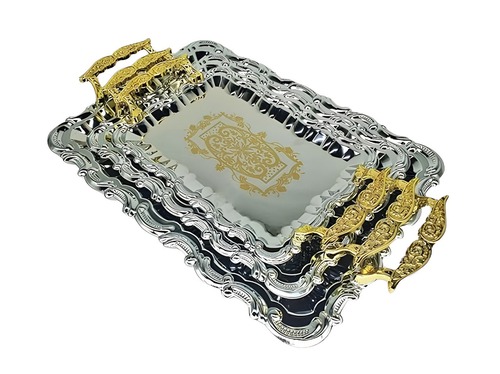 steel serving tray