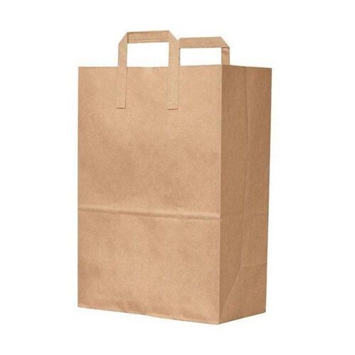 Brown Coated Paper Bags - Durable And Eco-friendly, Screen Printed Designs With Barrier Feature