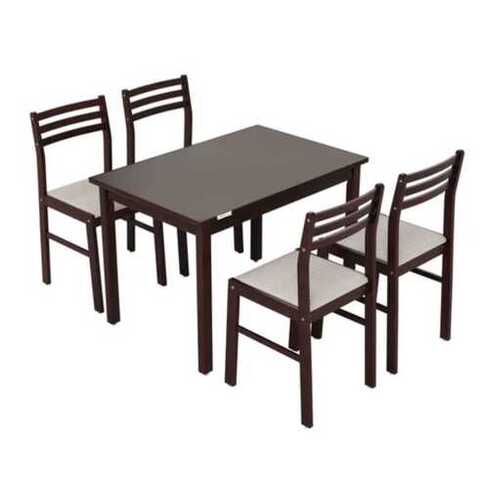 Modern Design Solid Wooden Table With Chair Set