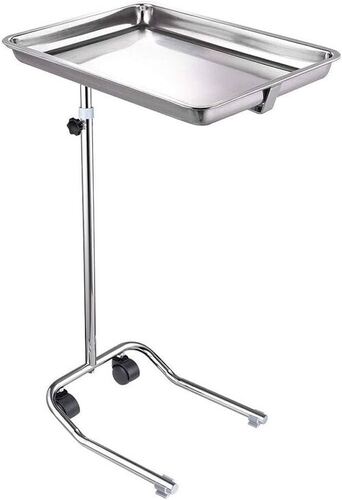 Stainless Steel Mayo Instrument Trolley For Hospital