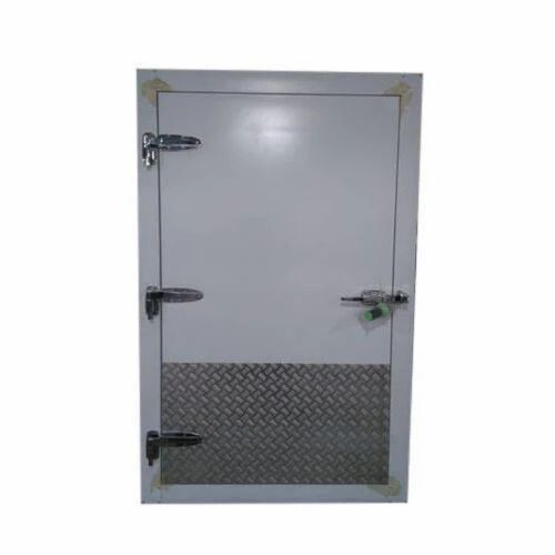 Silver Color Rectangular Shape Heavy Duty Cold Storage Door