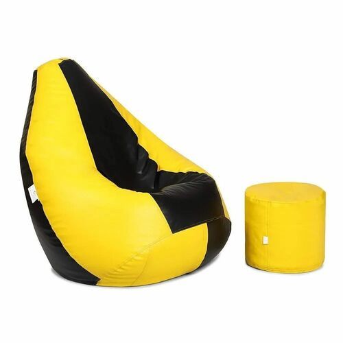 Yellow & Black Bean Bag