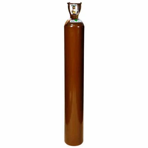 Brown Color Round Shape Helium Gas Cylinder