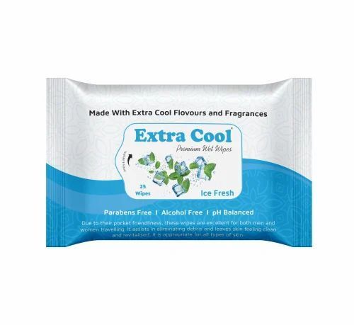 White Extra Cool Refreshing Wet Wipes