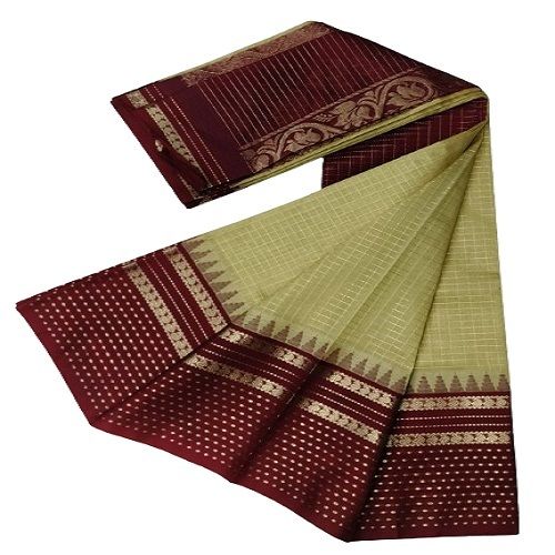 BALA HANDLOOMS COTTON SILK ZARI WORK KUPPADAM PATTU SAREE 10