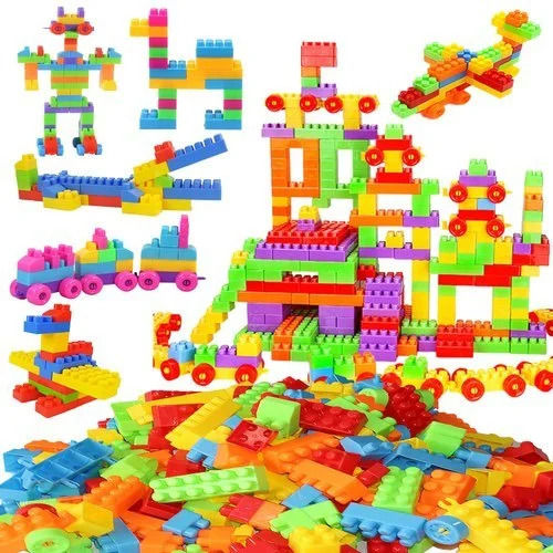 Colorfull Light Weight Plastic Toys Blocks