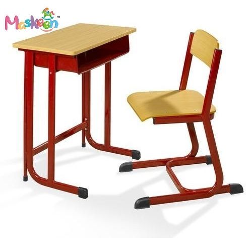 School Wooden Bench And Chair
