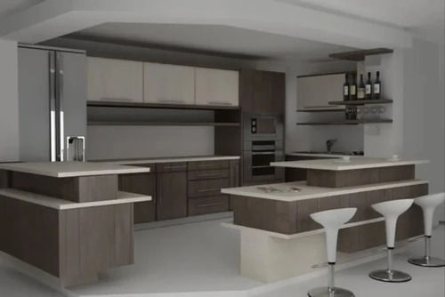 Island Modular Kitchen For Home Applications Use