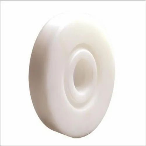 White Color Round Shape Polymer Caster Wheels