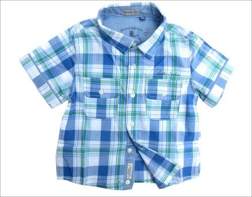 Printed cotton kids shirt