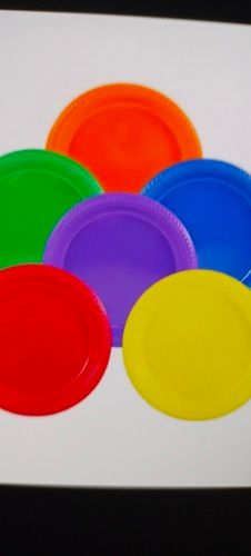 Round Plastic plate