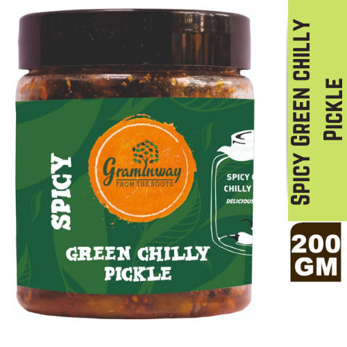 Spicy Green Chilli Pickle