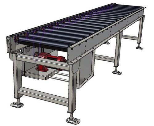 Stainless Steel Power Roller Conveyor