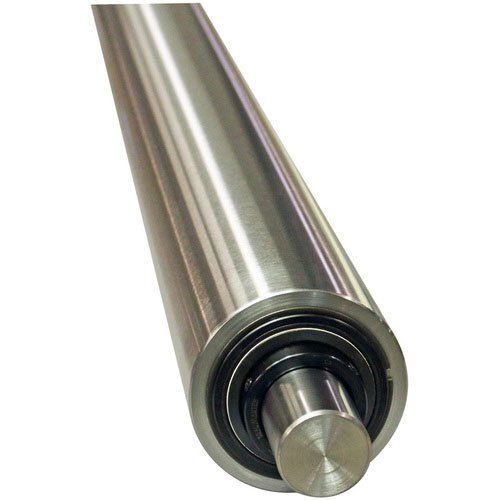 Silver Color Round Shape Mild Steel Material Idler Rollers