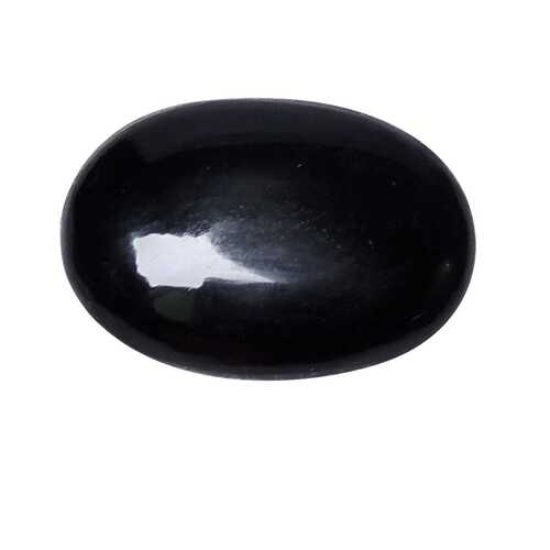 Natural Energized Black Obsidian Massage Palm Stone