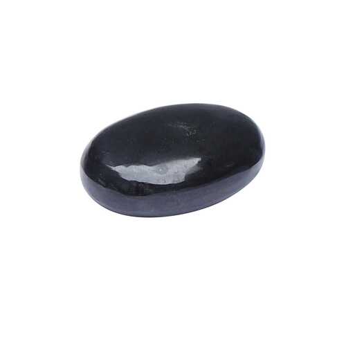 Avika Natural Energized Black Tourmaline Massage Palm Stone