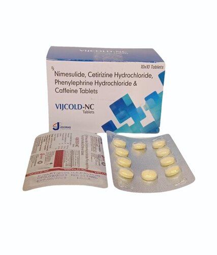 Nimesulide Cetrizine Phenylephrine And Caffeine Tablets