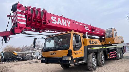 Used 75 Ton Sany Stc75 Truck Crane at Best Price in Anyang | Neihuang ...