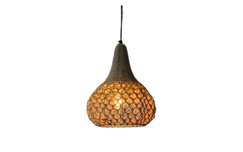 Unpolished Round Bamboo Hanging Lamp, SH-CL001143