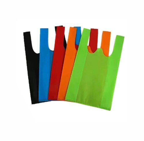 w cut non woven carry bags