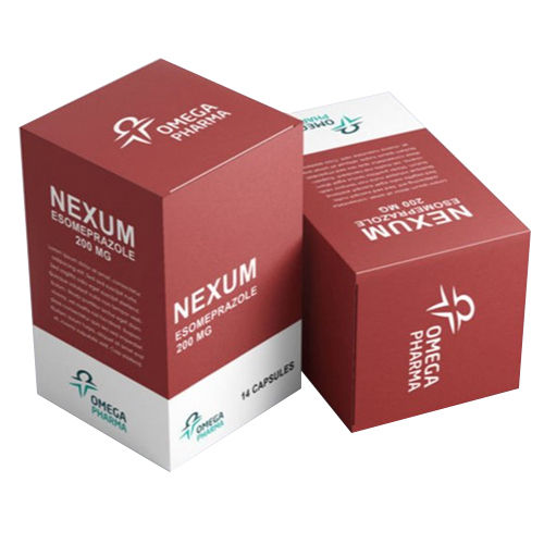 Rectangular Printed Pharma Packaging Boxes