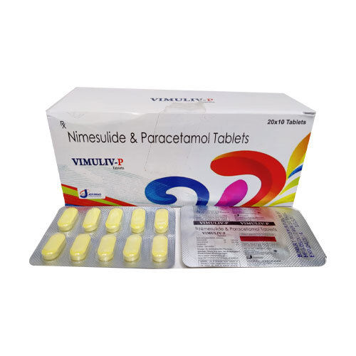 Vimuliv P Nimesulide Paracetamol Tablets 20x10 Tablets Pack