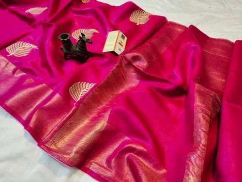 Munga Tussar Silk Sarees For Party Wear