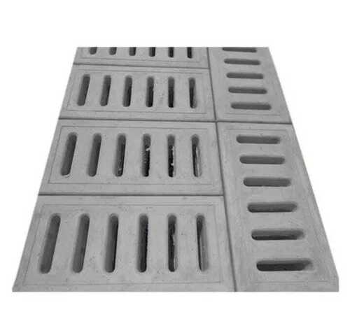 Grey Color Rectangular Shape Rcc Drain Cover