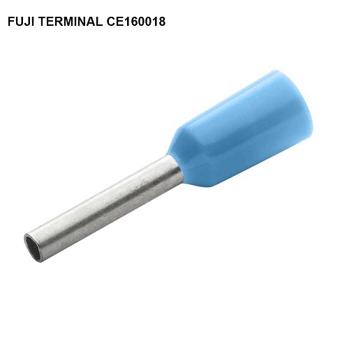 CE160018 Nylon-Insulated Cord End Terminals - Aluminium, 15A, Ivory, Green, Blue | Ideal for Electrical Industry, Plastic Insulation Material