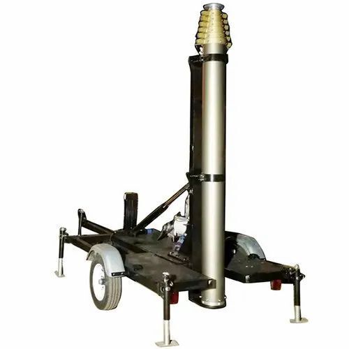 Pneumatic Telescopic Mast Color Grey