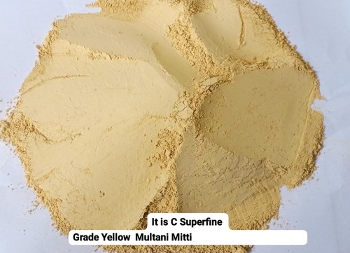 C Superfine Grade Yellow Multani Mitti Fuller's Earth