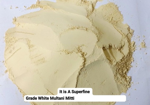 A Superfine Grade White Multani Mitti