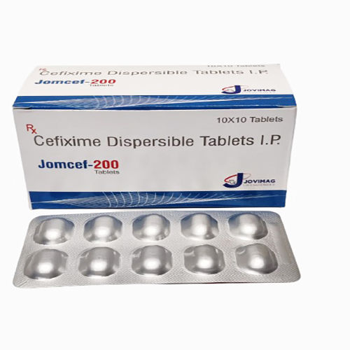 Cefixime Dispersible Tablet 200 Mg Jomcef-200