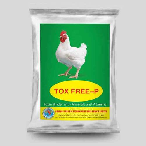 Tox Free-P Animal Feed - 1000 gm, Mannan Oligosaccharide 175 gm, Beta Glucan 150 gm, Activated Charcoal 50 gm | Enhances Feed Efficiency, Supports Growth