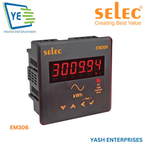 Compact Size 6 Digit LED Display Energy Meter