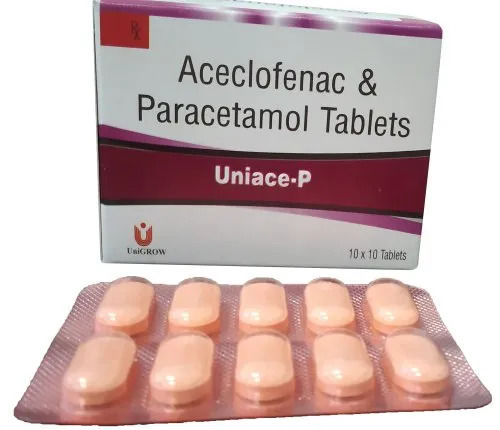 Aceclofenac And Paracetamol Tablets