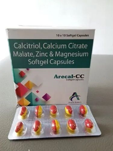 Calcitriol Calcium Citrate And Zinc Softgel Capsules